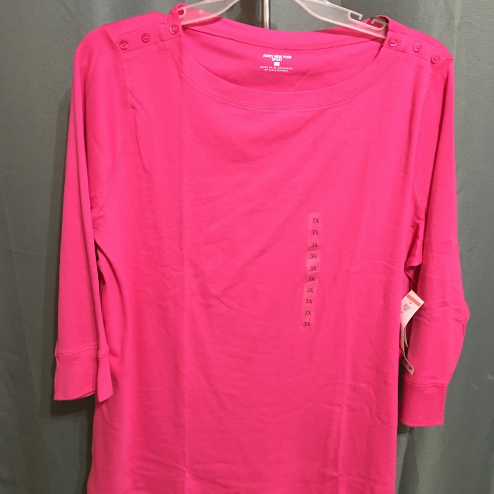 New plus size Jones New York Sport top