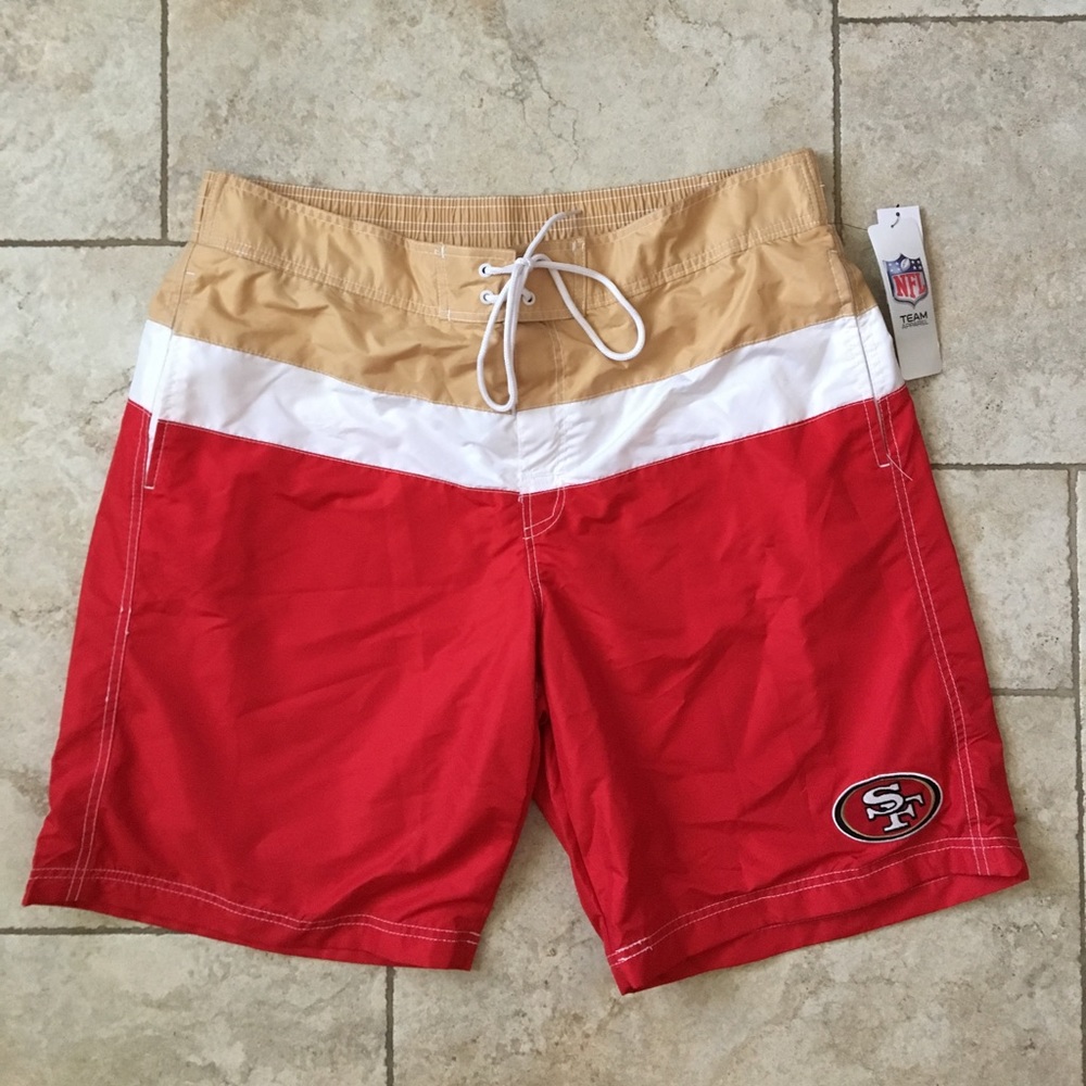 Brand New 49ers Board Shorts With Tags Size XL