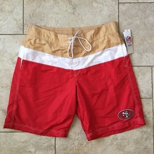 Brand New 49ers Board Shorts With Tags Size XL