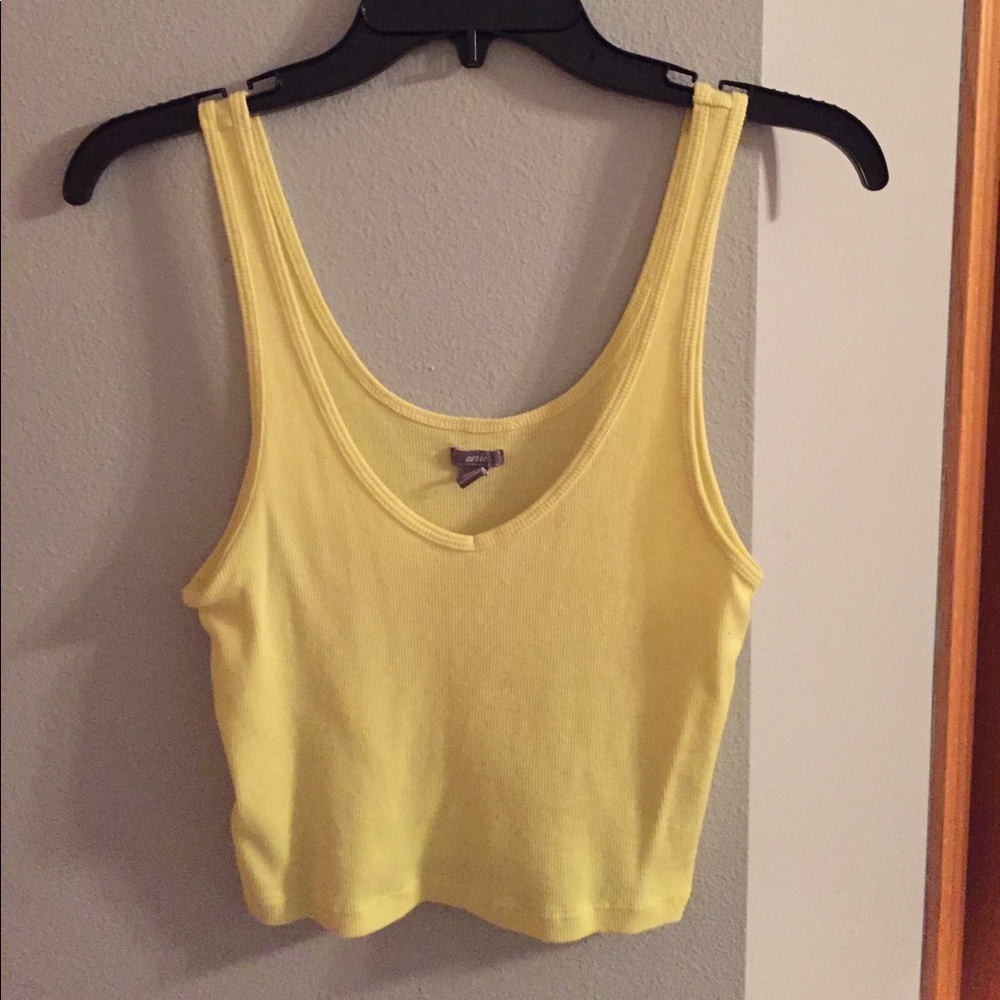 Aerie yellow crop top