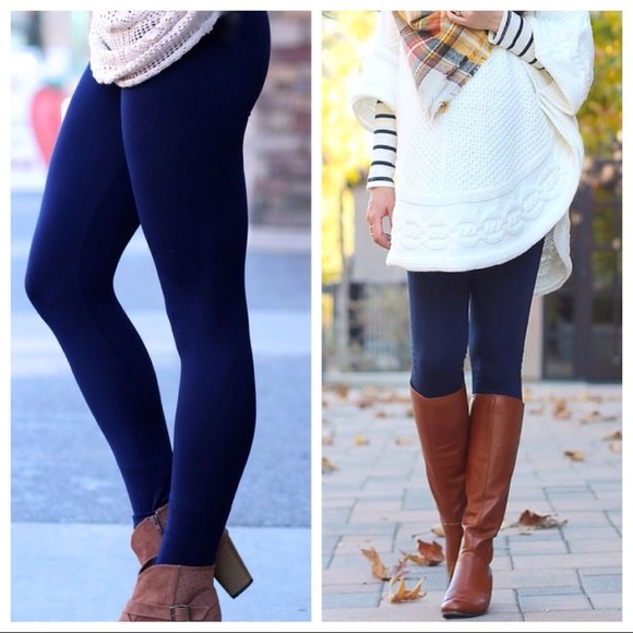 🚨LAST ONE🚨Navy Soft Leggings - Picture 8 of 8