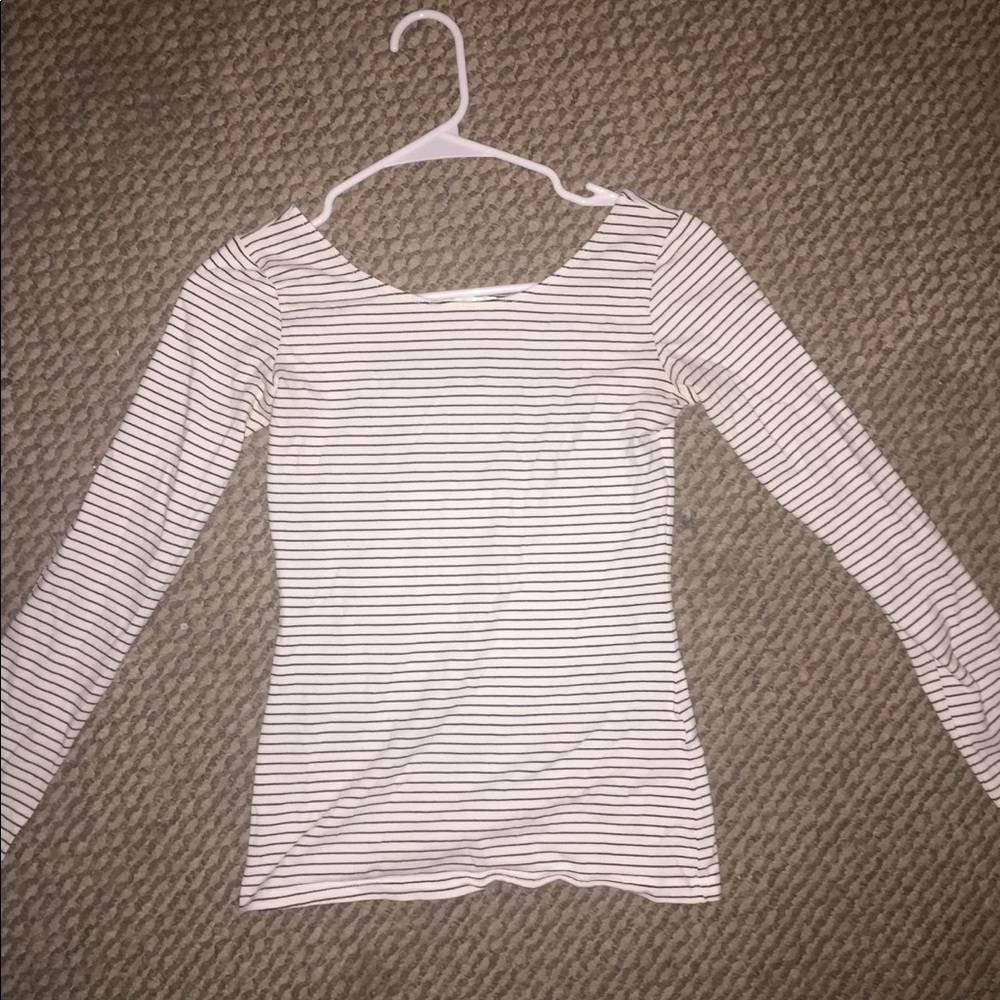 garage striped shirt