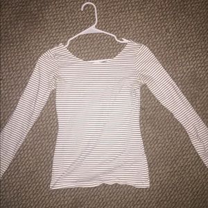 garage striped shirt