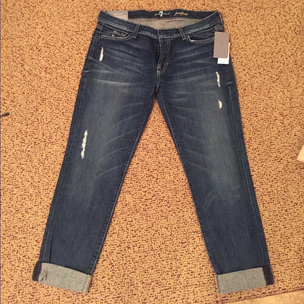 NWT 7 for all mankind josefina skinny boyfriend