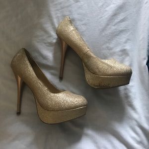 Glitter heels