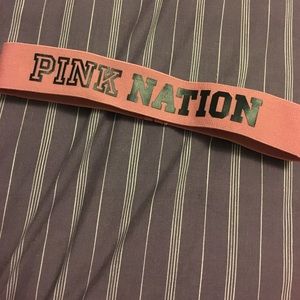 Pink headband