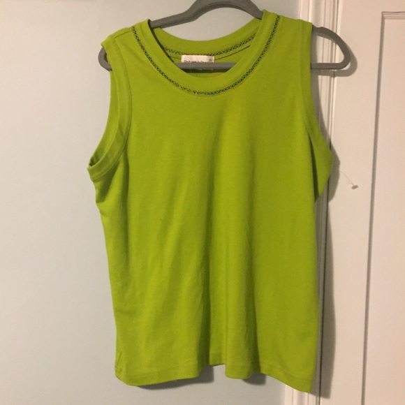Bright Green Tank Top NWT - Picture 1 of 5