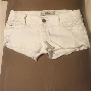 Hollister white Jean shorts, size 0