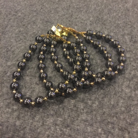 Jewelry - NWOT Vintage Bundle of 4 Hematite Bracelets