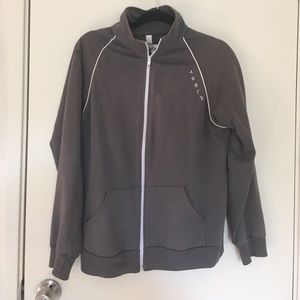 Tesla jacket, high collared zip up