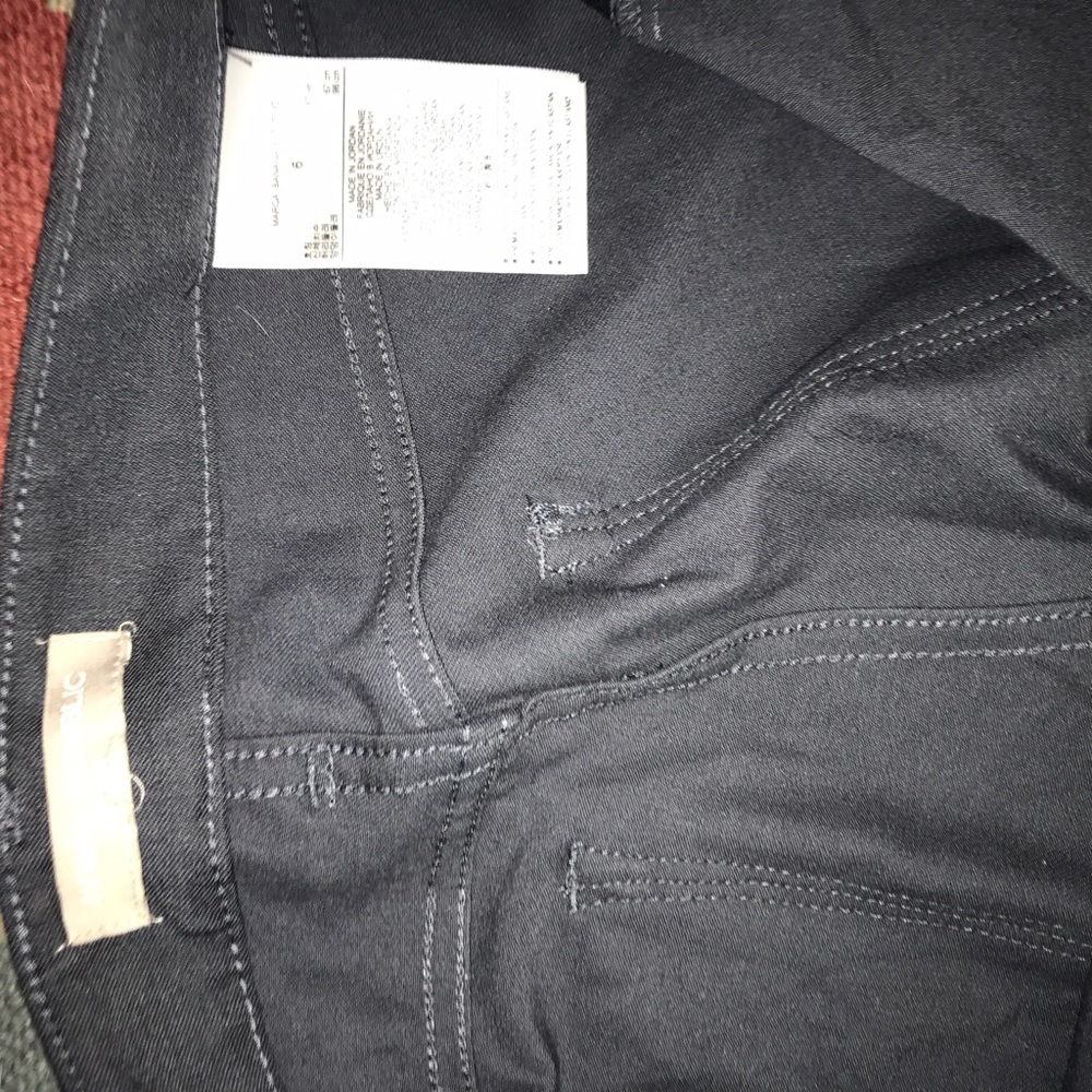 NWOT banana grey with black side stripes trousers - Picture 2 of 3