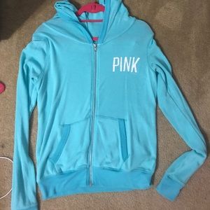 Long Sleeve PINK zip up