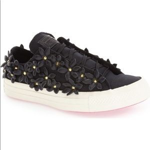 PatBo converse floral embellished low top sneakers