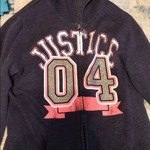 Girls justice hoodie