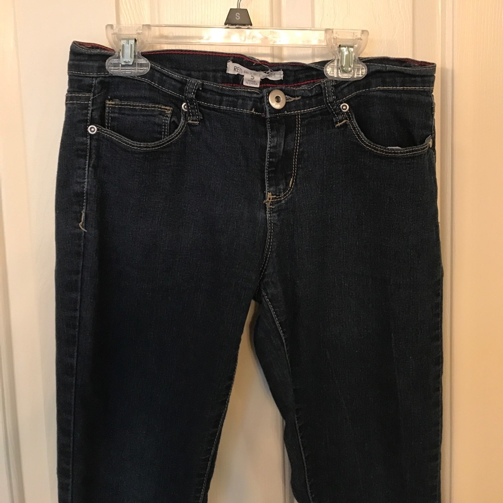 Dark blue skinny jeans