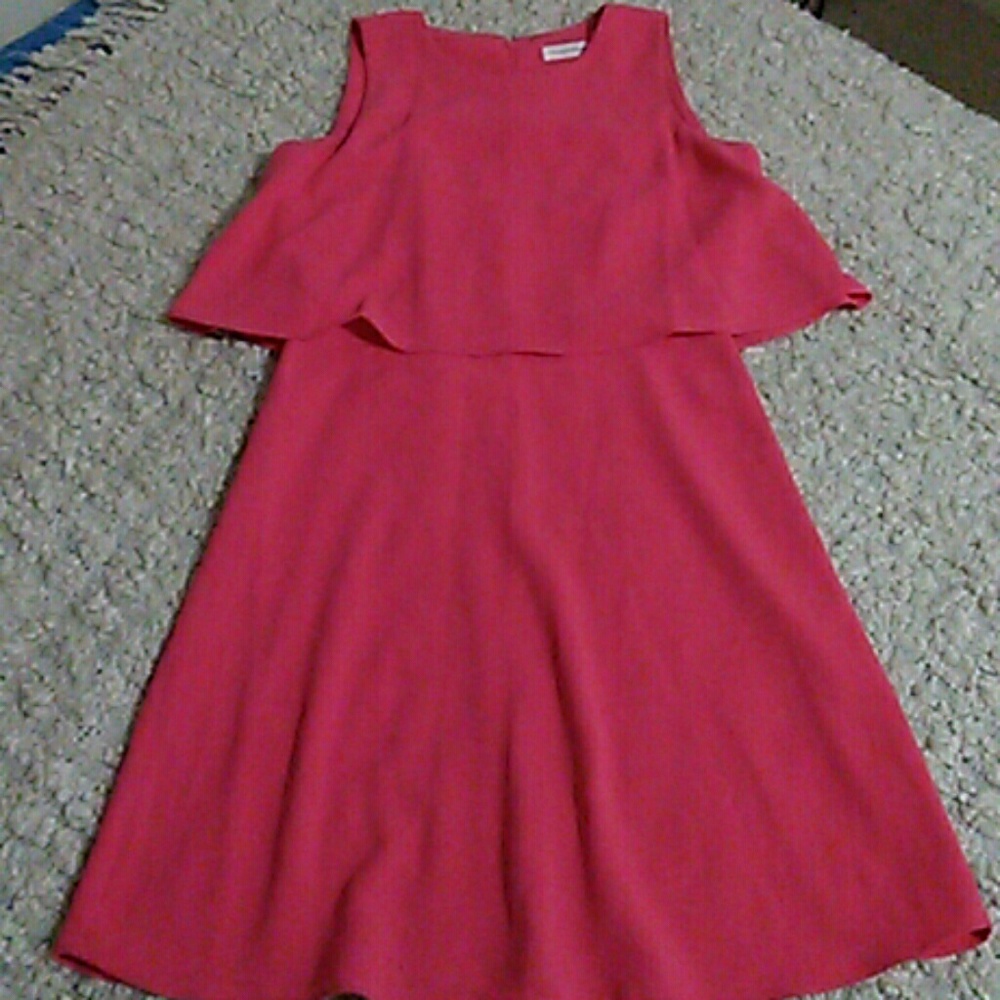 Pink calvin klein dress