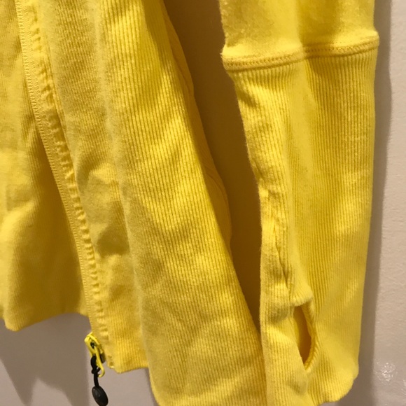 lululemon athletics long lux jacket yellow size 2 - Picture 3 of 3