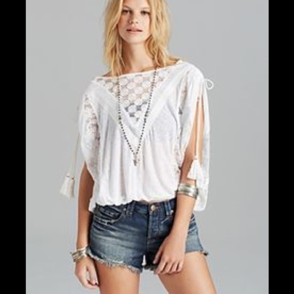 💮 Free People Boho top 💮 🚫SOLD🚫 - Picture 1 of 8