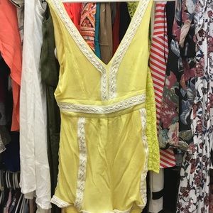 Adorable dainty yellow romper