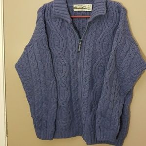 Aran Crafts Zip Up Wool Sweaters ( 2 Colors ) - image 1