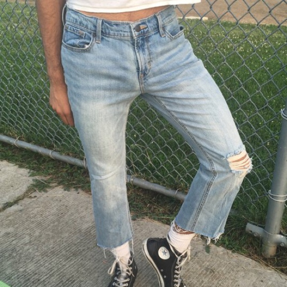 Low rise jeans