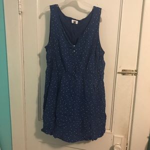 Flirty Blue Polka Dot Dress