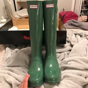 Hunter rain boots (original gloss)