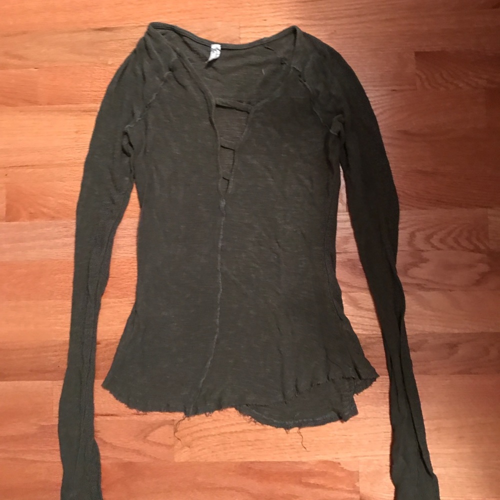 Vintage Havana fitted knit long sleeve