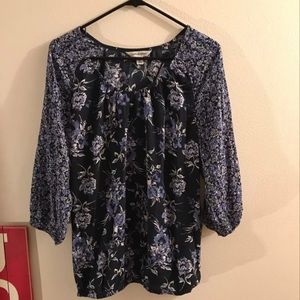 Croft & Barrow floral blouse