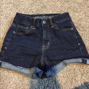 Hi-rise shorts