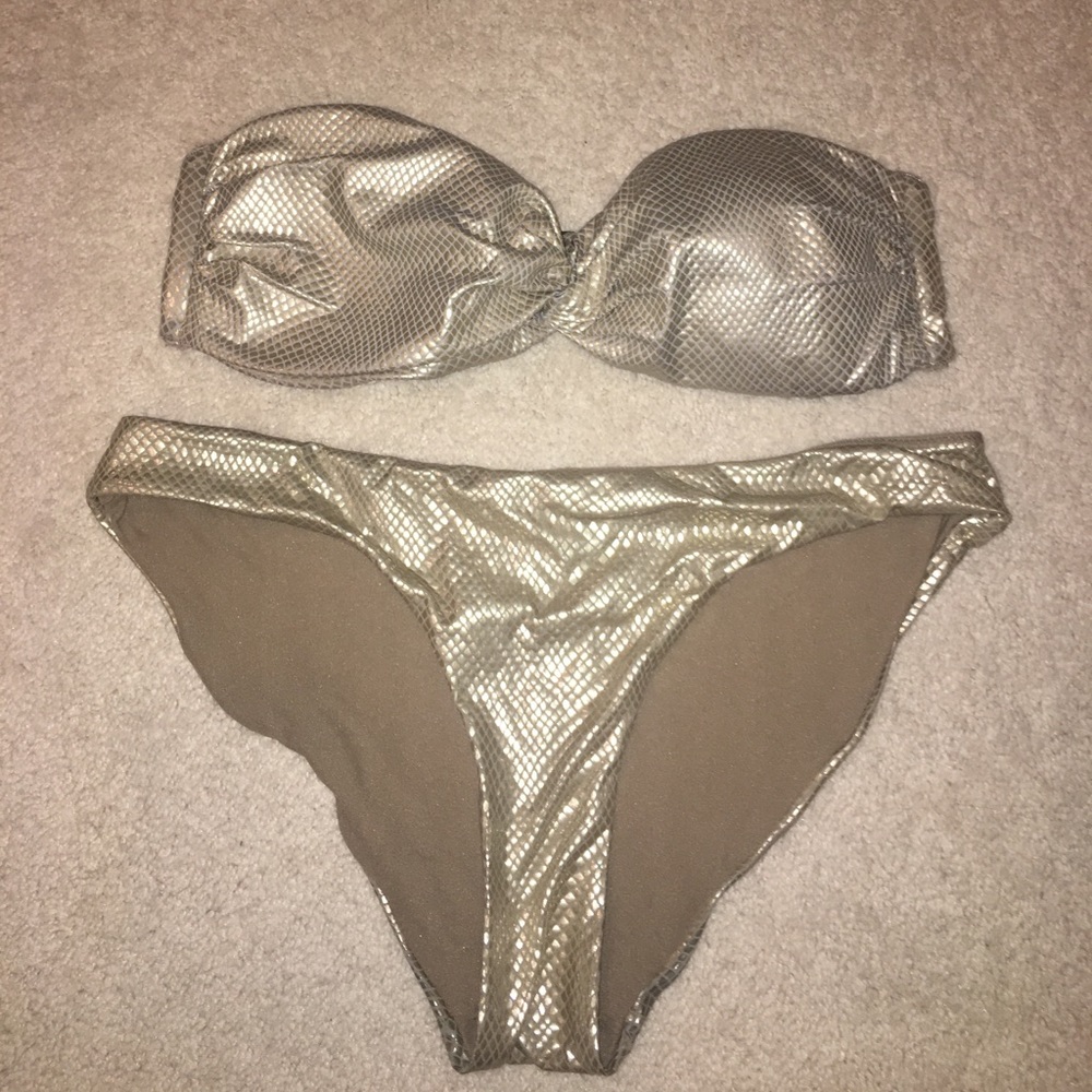 Gold bikini