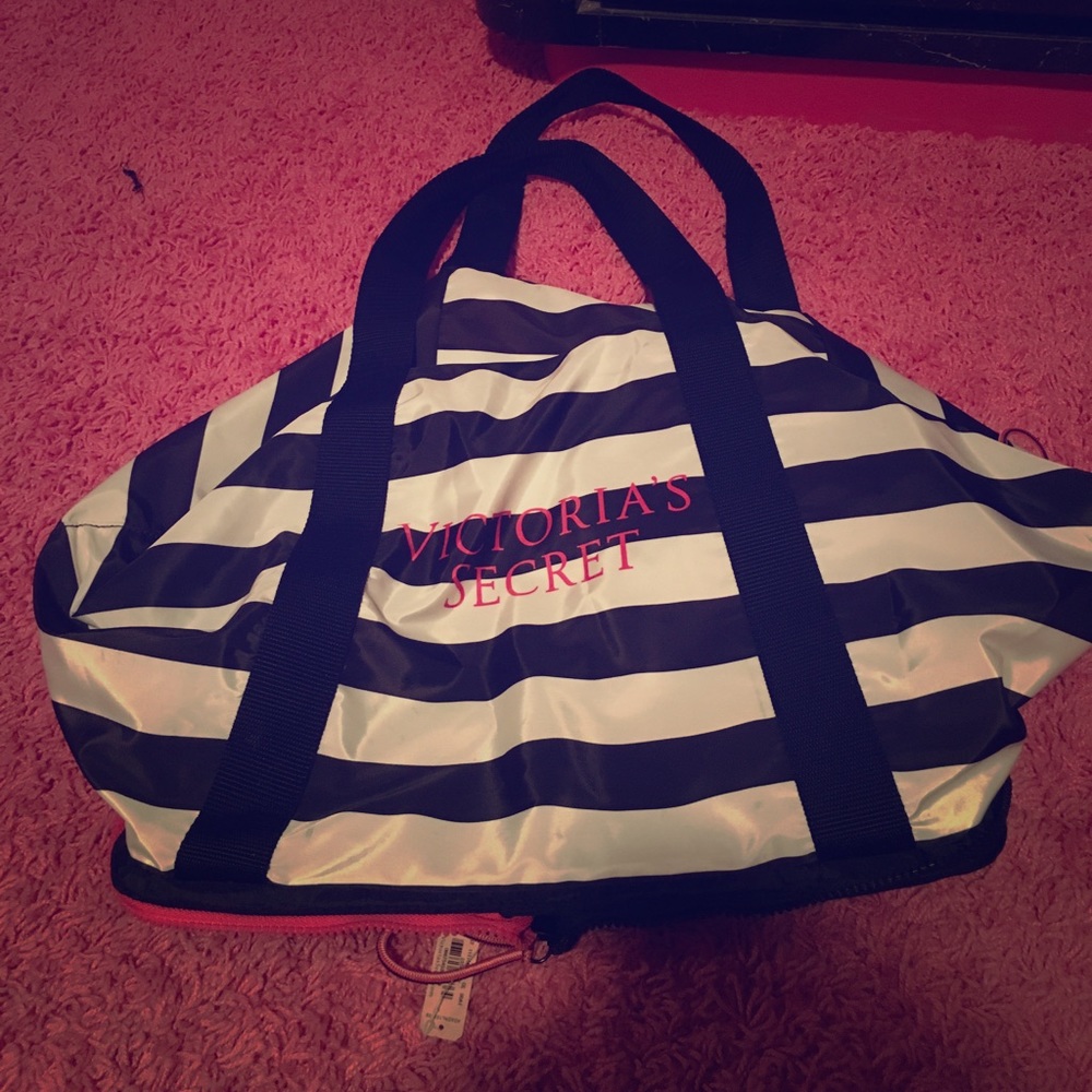 Victoria Secret Tote Bag. With option to fold up