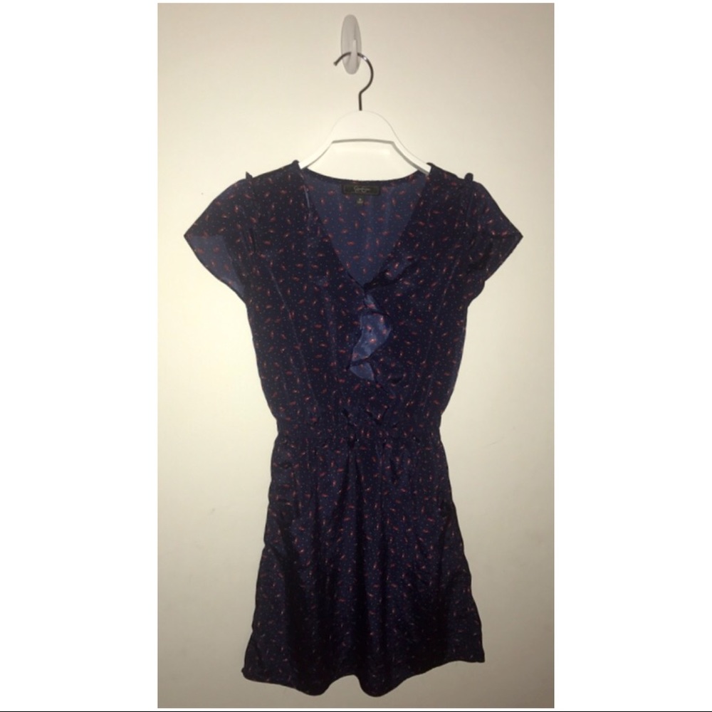 Jessica Simpson dress with red heels pattern sz S