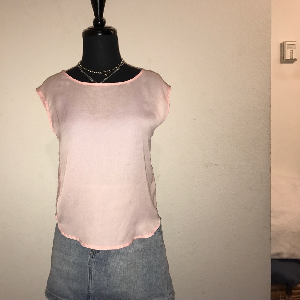 Pink blouse