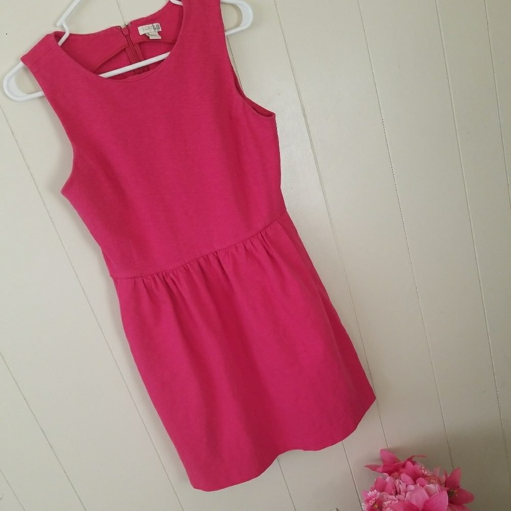 J. Crew Daybreak Dress in Cranberry Punch