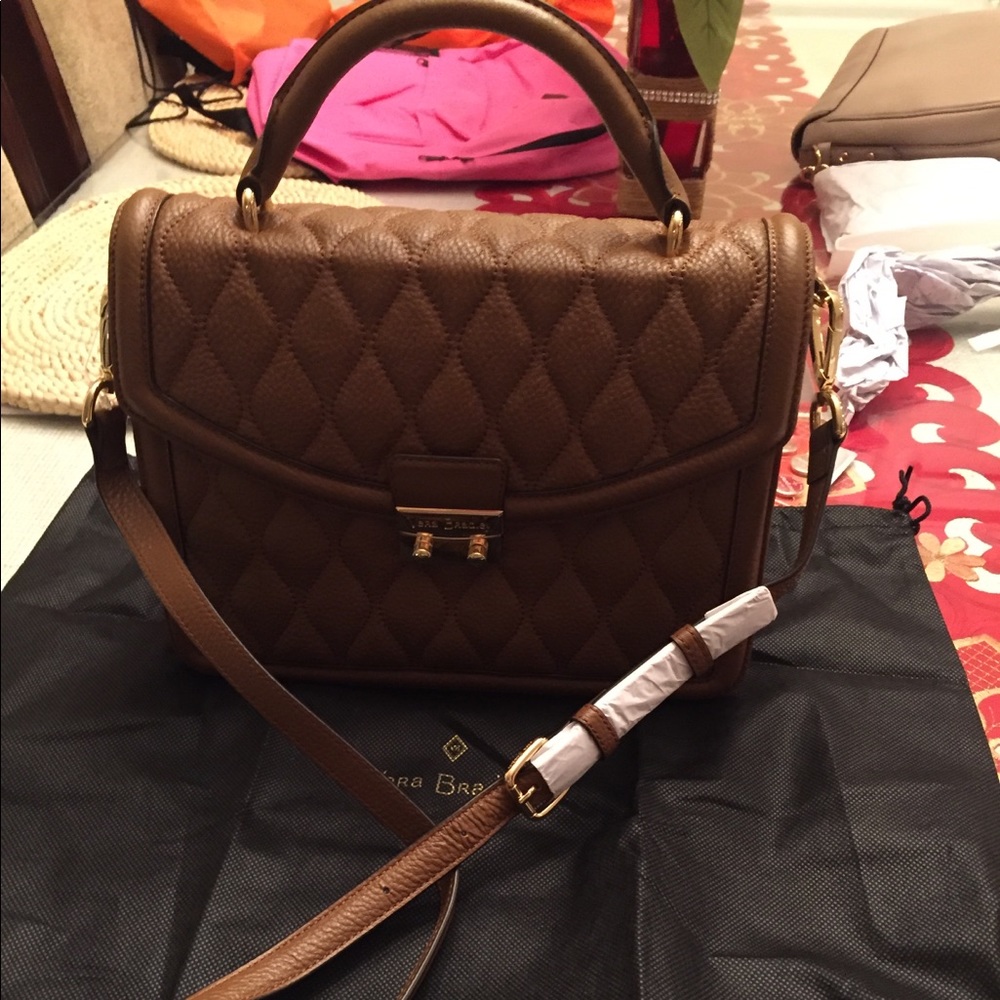 Satchel leather Vera Bradley