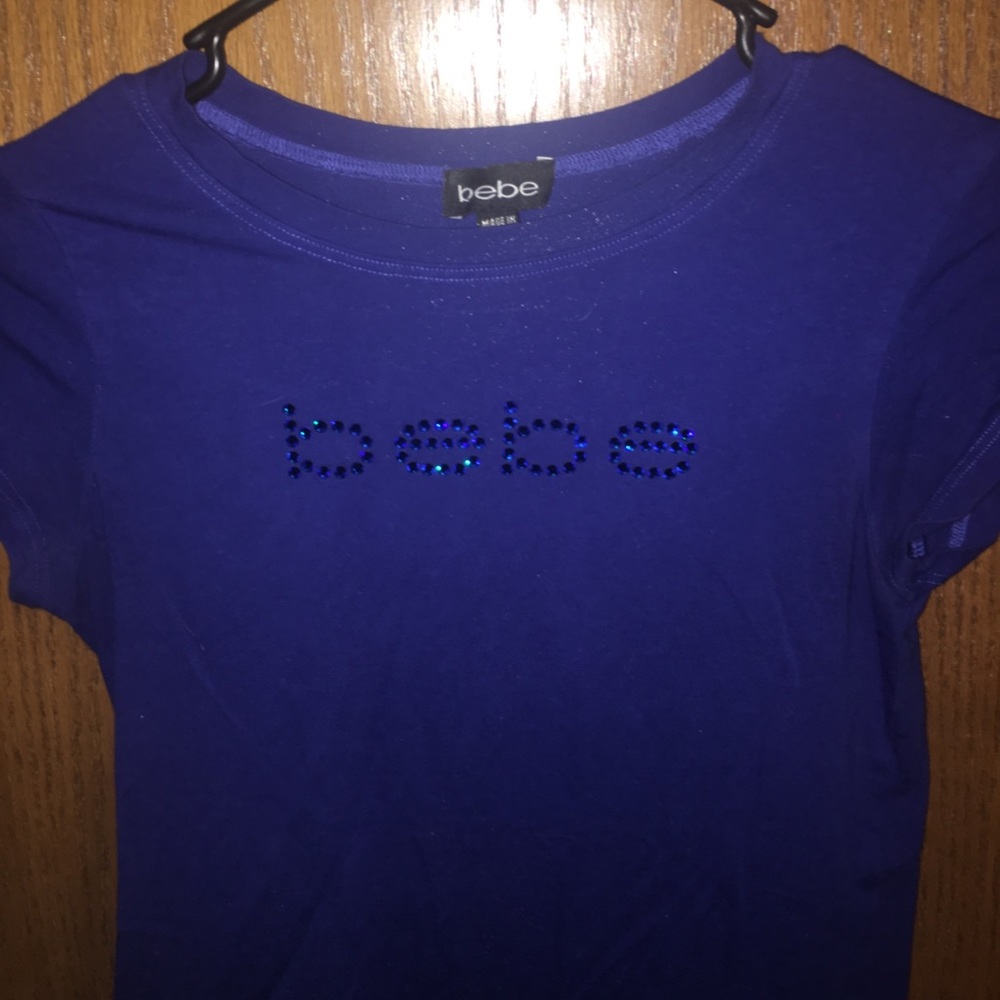 Blue bebe top