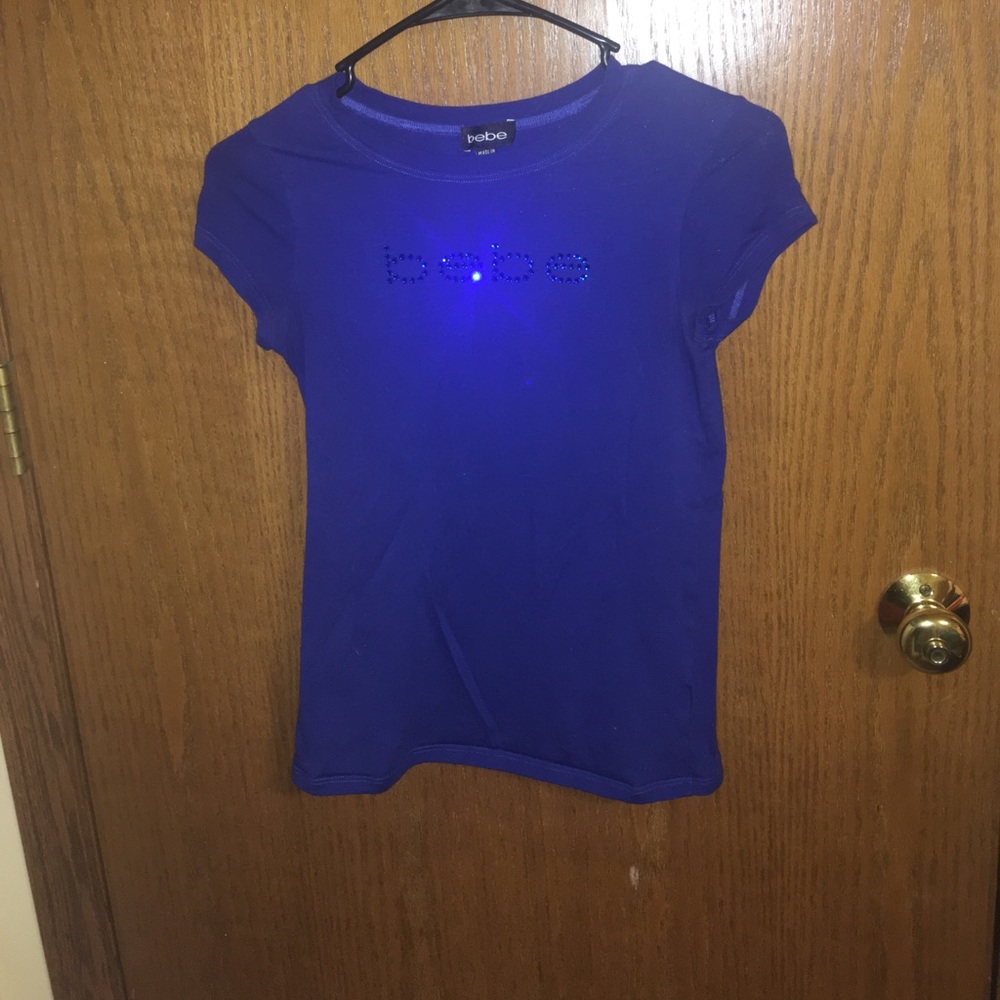 Blue bebe top - Picture 2 of 2