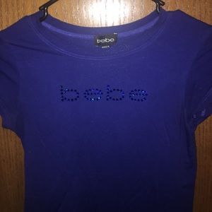 Blue bebe top