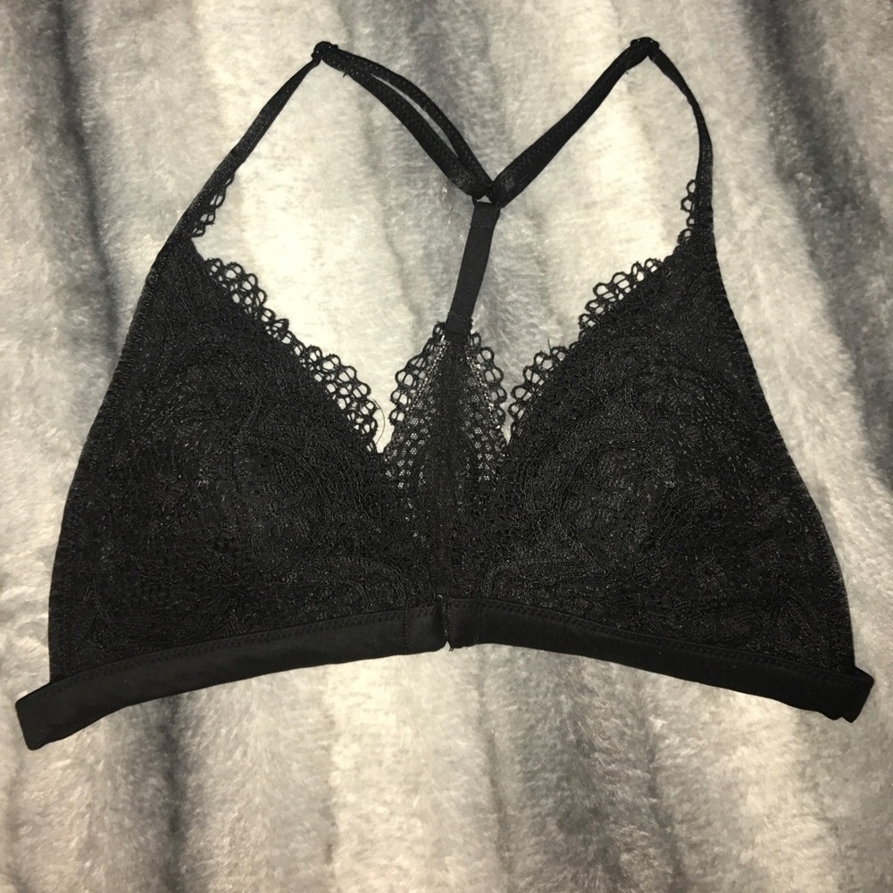 Lace racer back bralette