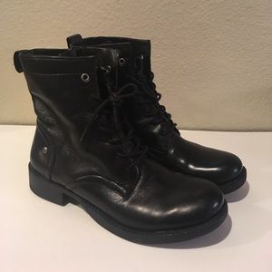 Military inspired boots