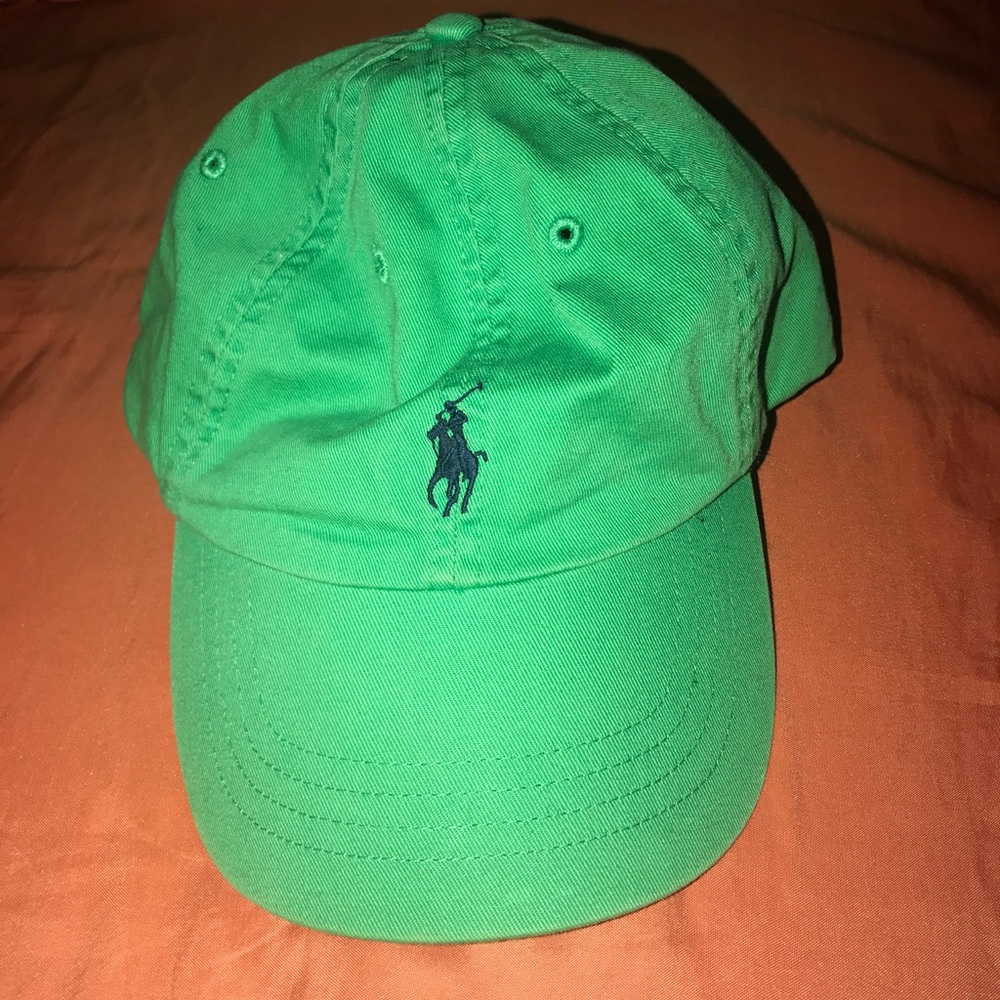 Green polo hat
