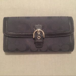 Navy Blue Coach Wallet