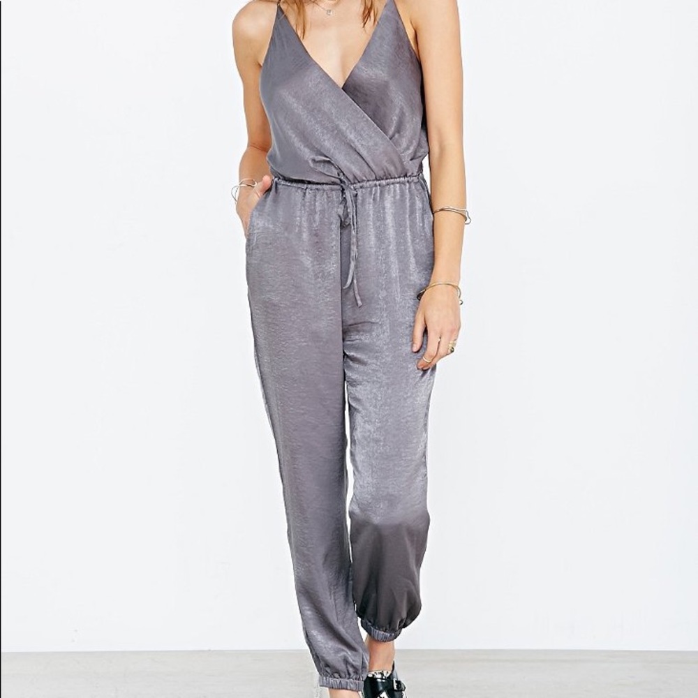 Silence + Noise Silky Harem Jumpsuit
