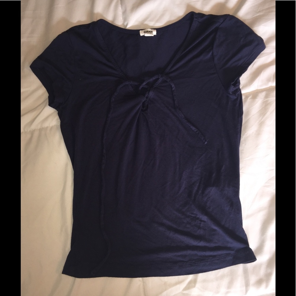 Garage lace up shirt