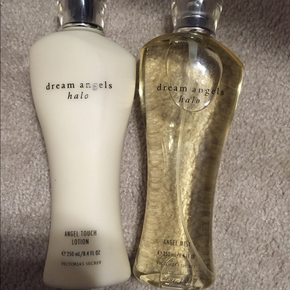 Victoria secret halo dream angels lotion spray set