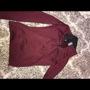 Pink quarter zip pullover