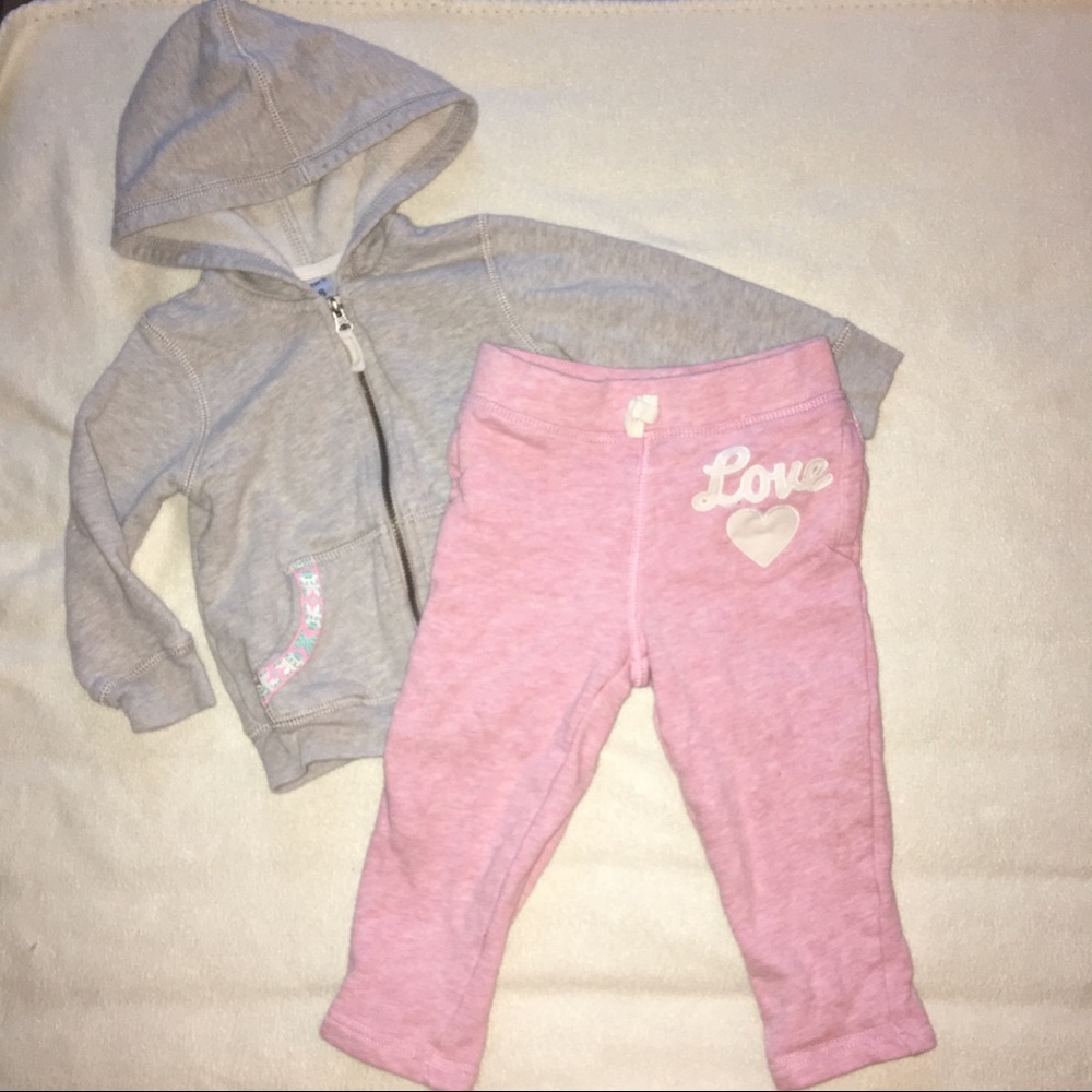 Carter's Sweatshirt and Joggers