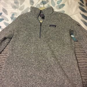 Patagonia quarter zip grey pullover