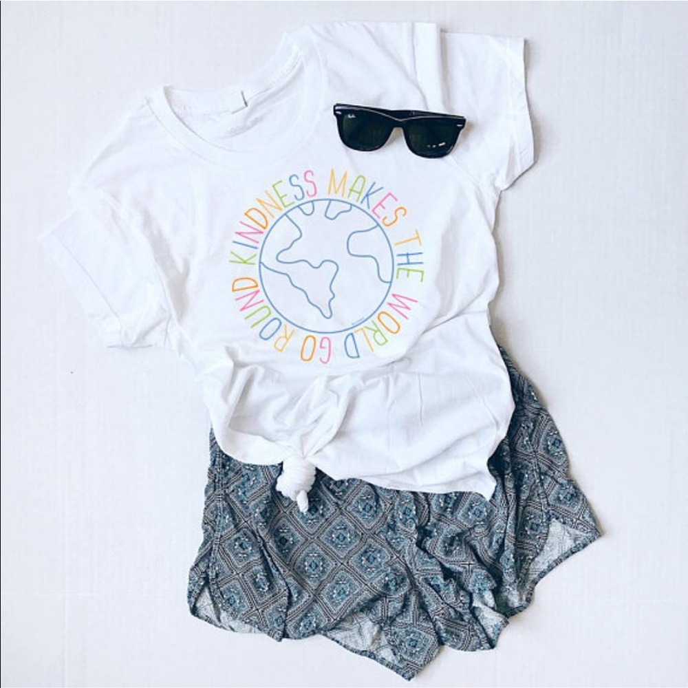 Kindness Makes The World Go Round Tee